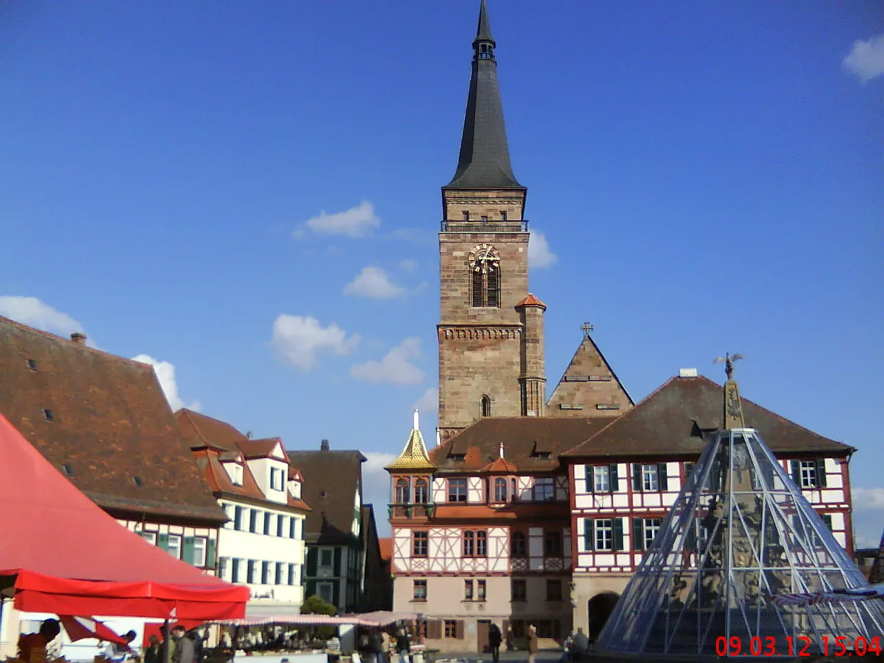 Marktplatz in Schwabach